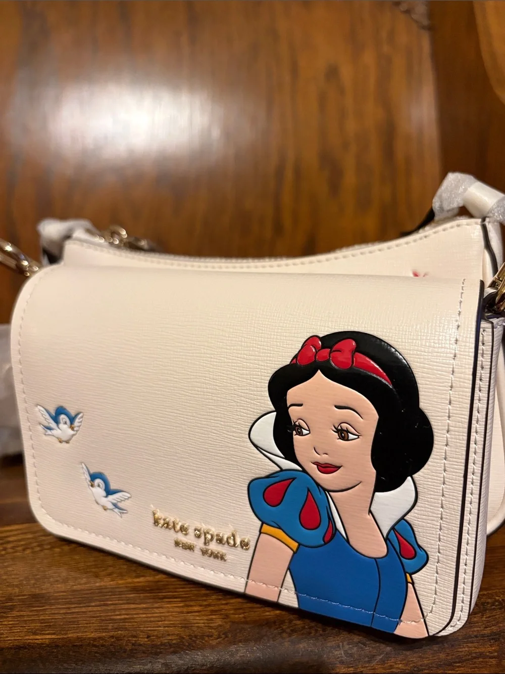 NWT-Disney x Kate Spade New York-Snow White 🍎 Double Up Crossbody Bag-$328